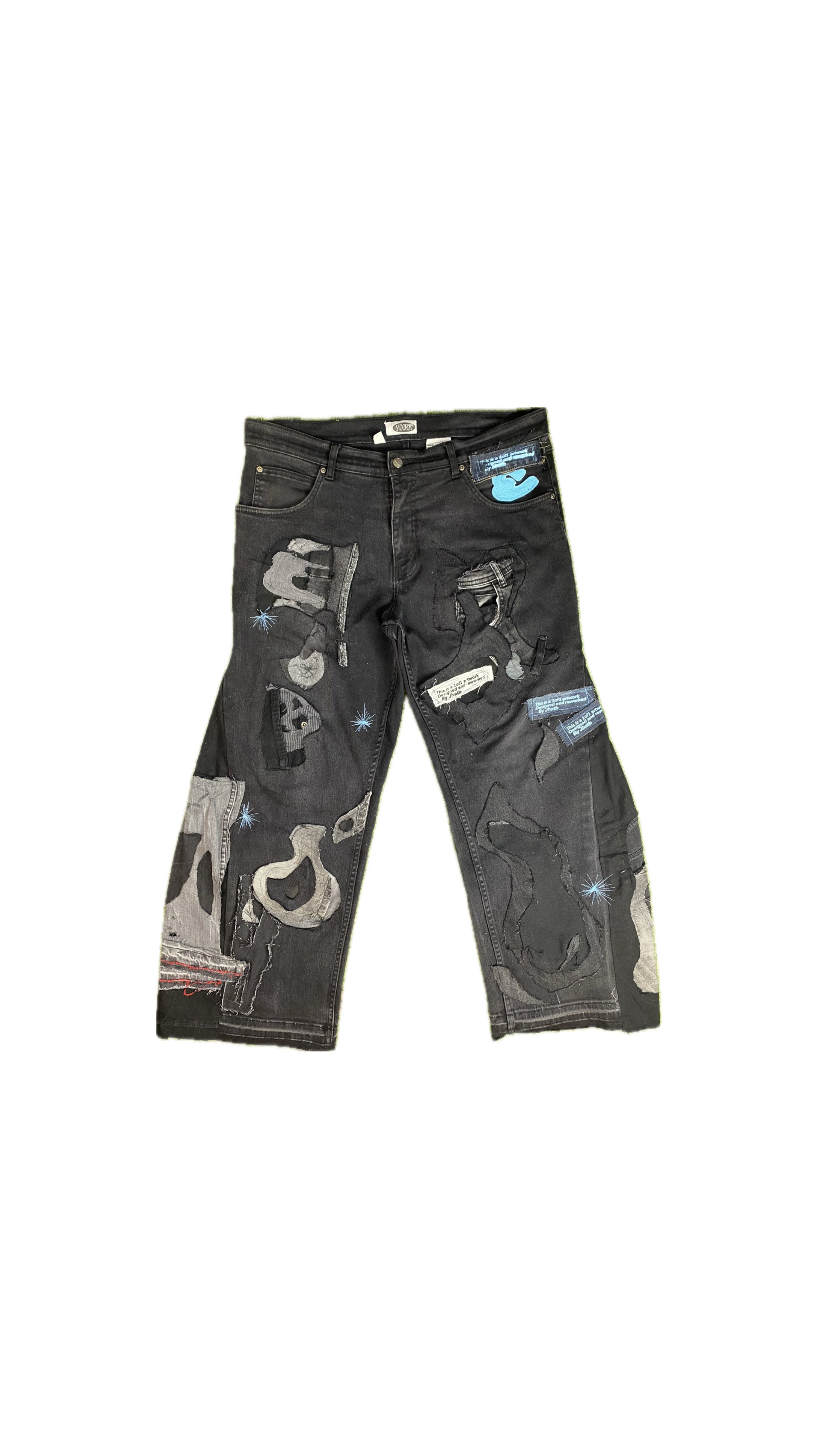 JhatBabyBlueBaggyBlack denim no.1